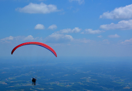 风景与 paraplane