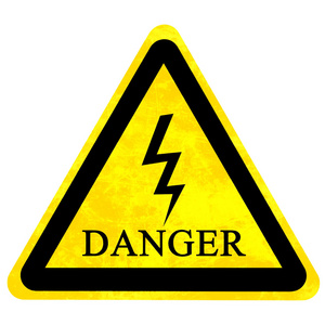 高压危险的信号照片