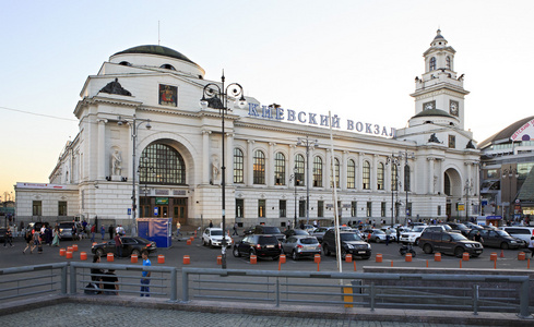 基辅火车站。莫斯科