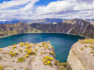 厄瓜多尔泻湖的壮丽景色, 在厄瓜多尔的口湖