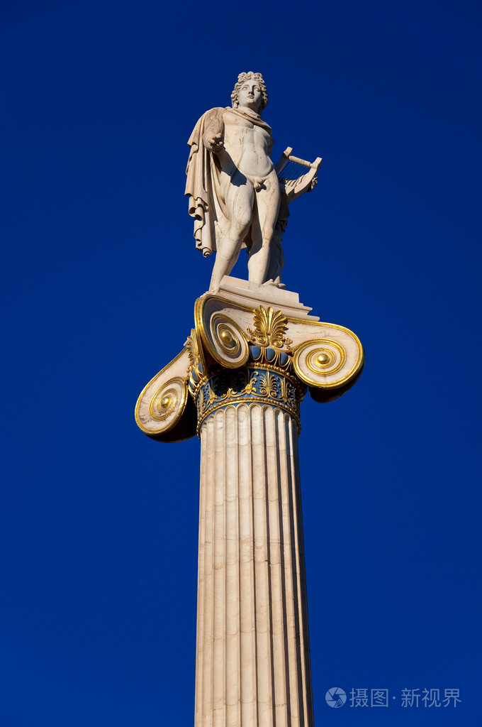 阿波罗神像雅典希腊