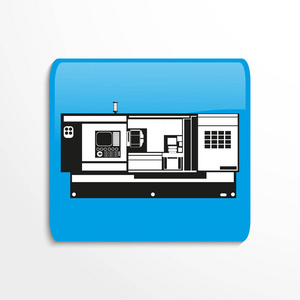 工业设备.机.矢量图标照片