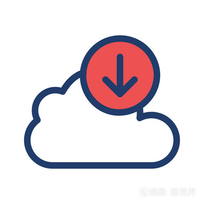 网络共享图标矢量图示