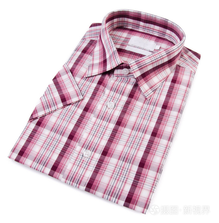 在白色背景上的礼服衬衫