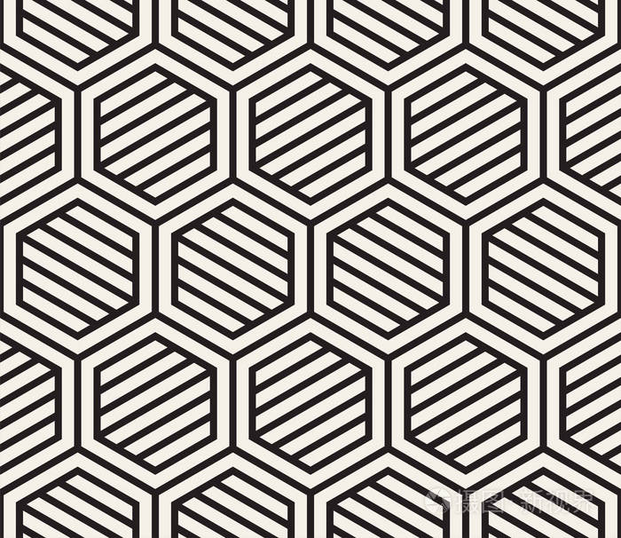 现代时尚的抽象质感.从带区元素重复几何形状