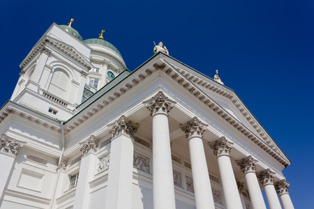 赫尔辛基大教堂的视图