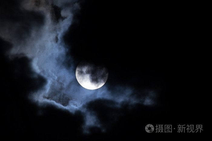 明月夜云照片 正版商用图片06kxpt 摄图新视界