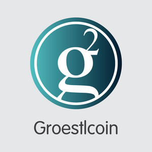 Groestlcoin 加密货币矢量元素