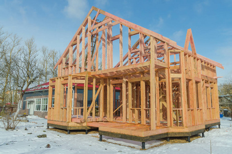 木框架房屋的施工