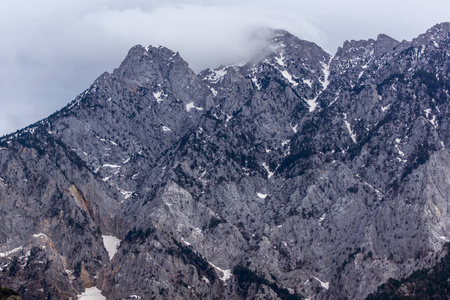 在圣山的自治寺院状态的阿托斯山的风景, 哈尔基迪基, 希腊