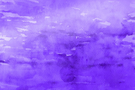 紫色水彩画在纸抽象背景