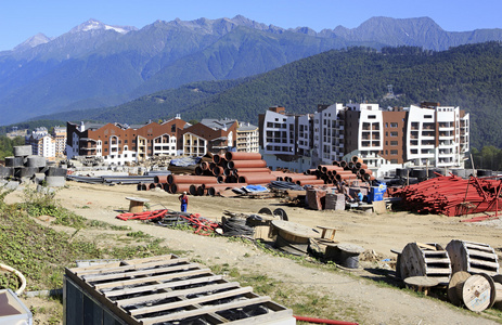 山区的红波利亚纳 决赛奥运村