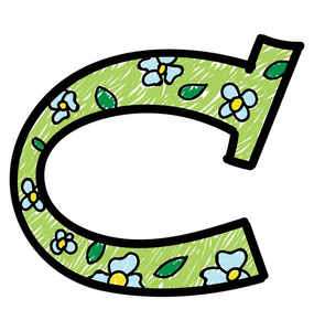 彩色英文字母图片