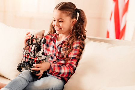 工程师的女人微笑图片