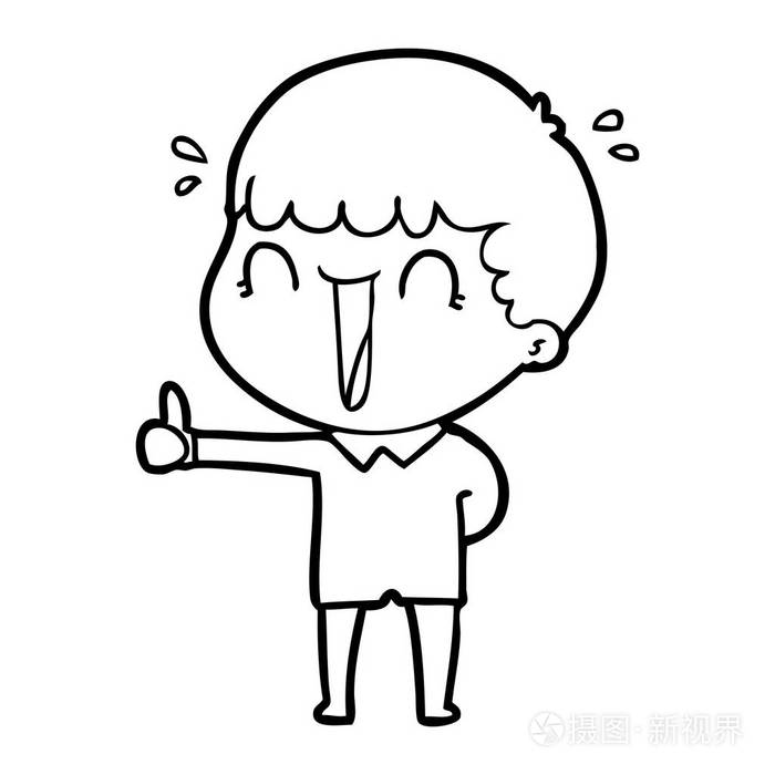 笑卡通人的媒介例证插画-正版商用图片06mmup-摄图新视界