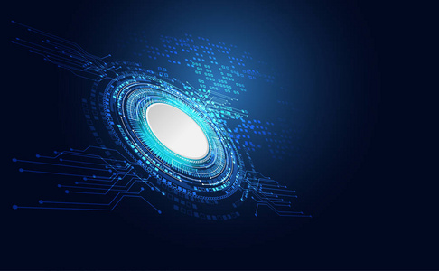 技术网络安全隐私信息网络概念挂锁保护数字网络互联网链接高科技蓝色