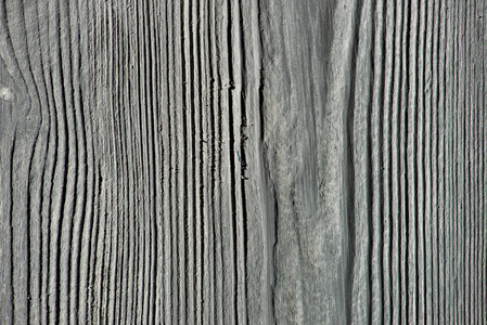 木材质地。灰色木板与风化的裂缝线。自然背景的破旧别致的设计。灰色木地板形象。老树表面特写模板