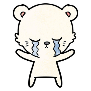悲伤卡通熊图片