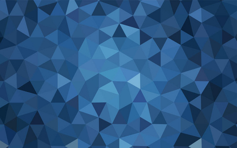 浅蓝色矢量多边形抽象背景。带有渐变的多边形样式的彩色插图。为您的企业提供最佳三角设计