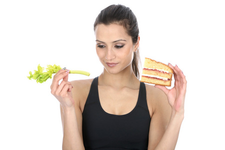 女人比较健康和不健康的食物