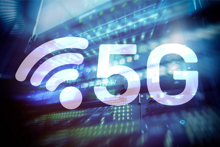 5g 快速无线互联网连接通信移动技术概念