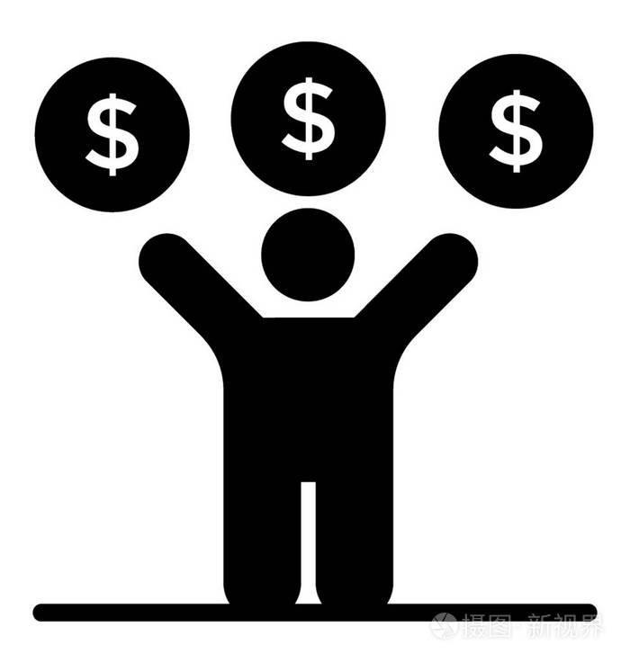 投资者概念设计图标