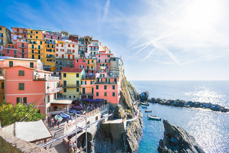 意大利 Manarola 风景区景观