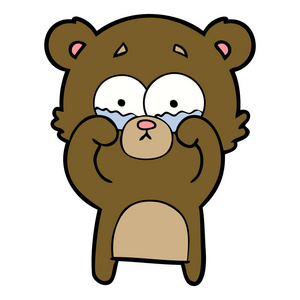 小孩子揉眼睛卡通图片