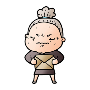 美丽的年轻女人超过难看的垃圾灰墙控股植物锅恼火和沮丧的叫喊与愤怒