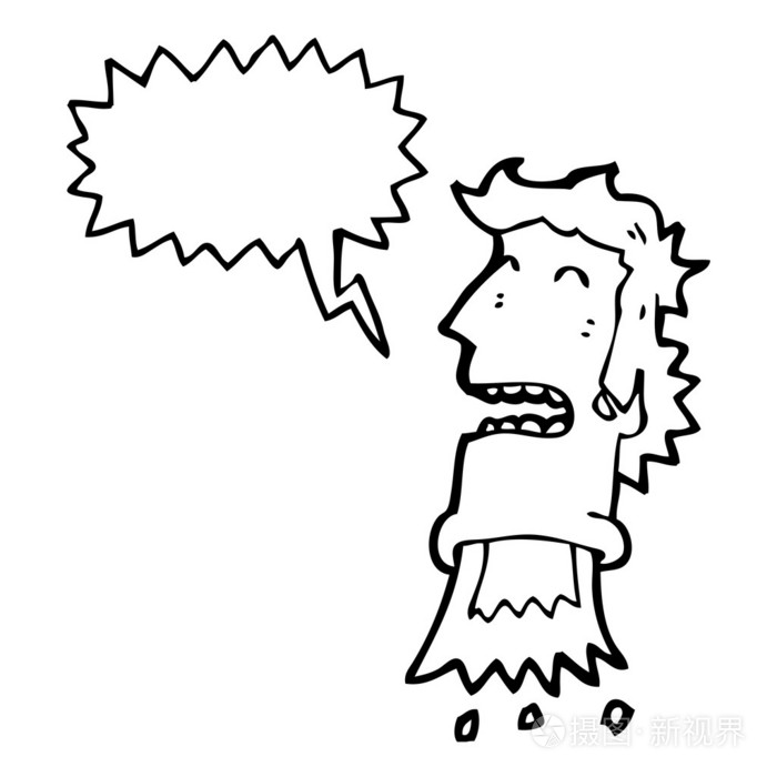 爆炸头插画-正版商用图片06nvl7-摄图新视界