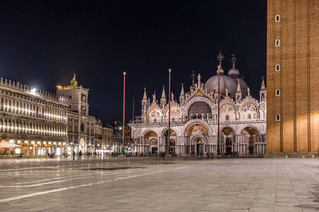 广场 san marco 在威尼斯