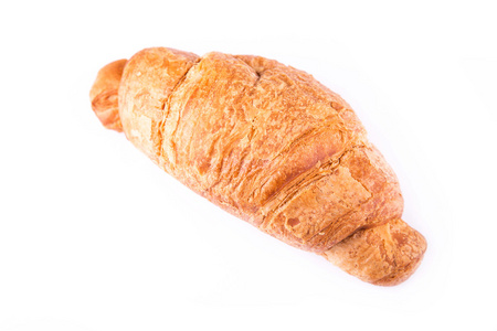 新鲜和美味的法国牛角面包
