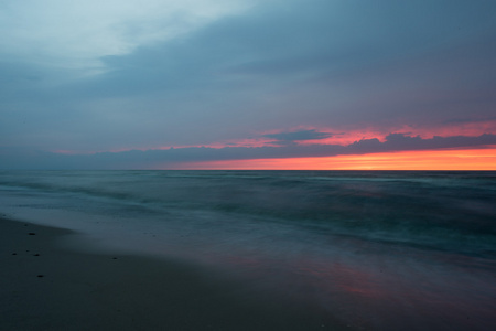 海上日落