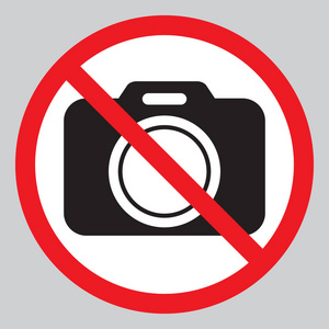禁止拍照图片 禁止拍照素材 禁止拍照插画 摄图新视界