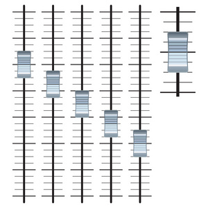 彩色声音滑块