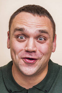 惊讶, 震惊, 情感, 大眼睛张开嘴巴的人照片