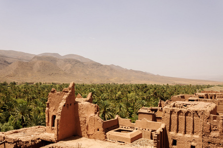 摩洛哥阿特拉斯谷，kasbah tamnougalt