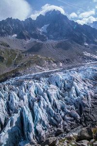 argentiere, 萨瓦, 法国高级的冰川