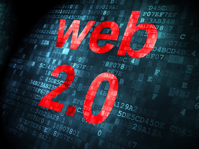 Seo web 设计概念 Web 2.0 数字背景
