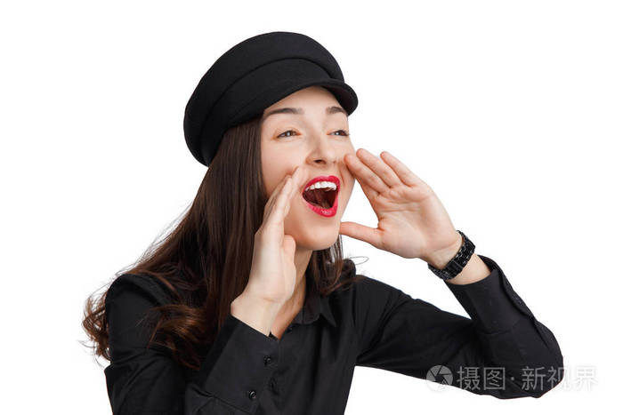 美丽的女人叫喊和尖叫照片-正版商用图片06pqph-摄图新视界