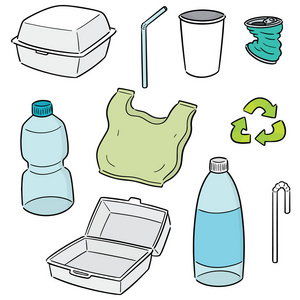 垃圾桶手绘图片