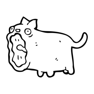 嗳气猫卡通图片
