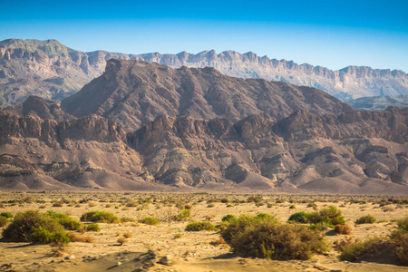 阿特拉斯山脉，舍比凯，撒哈拉沙漠，突尼斯的边框