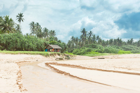 Balapitiya, 斯里兰卡传统生活在海滩