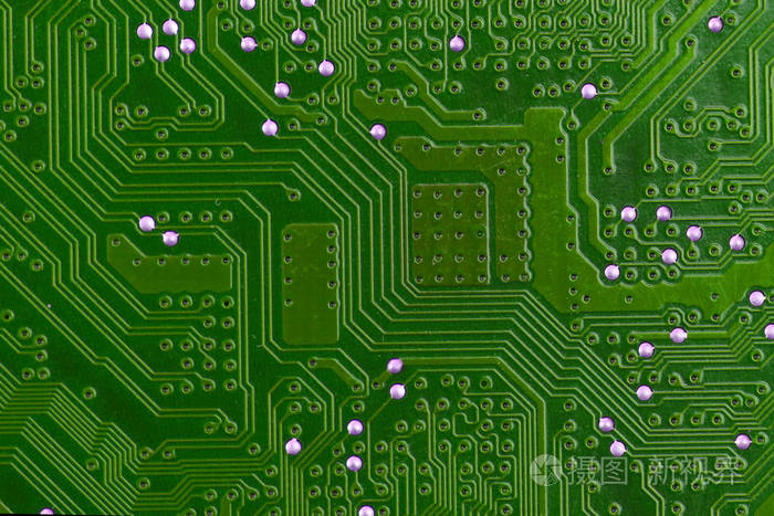 绿色微芯片纹理