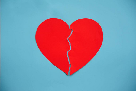 心碎分手概念分离, 梗塞和离婚图标