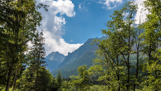 bielovodska 谷在特拉山