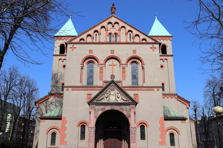 圣海德薇教堂 Kosciol Swietej Jadwigi 在波兰霍茹夫