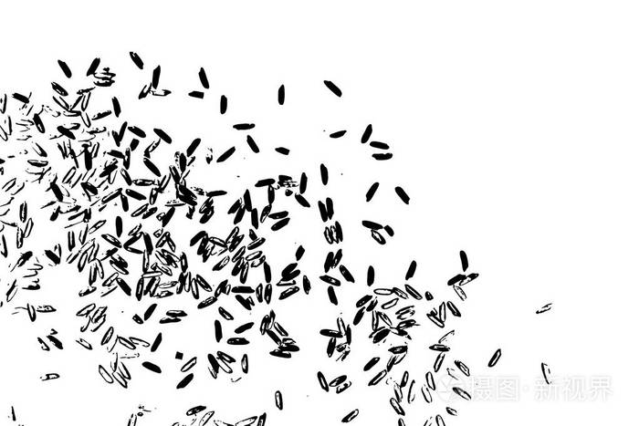 基于背景的简单米粒随机投掷模式的概念插画-正版商用图片06qtnm-摄图