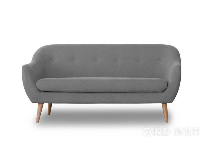 舒适的沙发上白色的背景现代室内室内家具